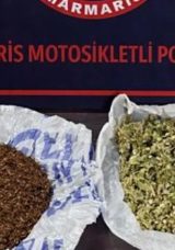 Kavga ihbarına giden polis torbalarca uyuşturucu yakaladı