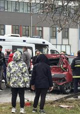 Kırklarelinde zincirleme kaza: 6 ara&ccedil; kazaya karıştı! 5 yaralı
