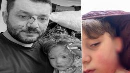 Kucağında 14 aylık bebeğiyle darbedilmişti: Bu kez de oğlu yaralandı! 'Tehditler alıyoruz, evimi satışa &ccedil;ıkardım'