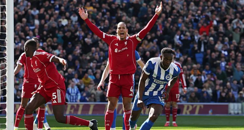 Liverpool, Brighton deplasmanında kaybetti!