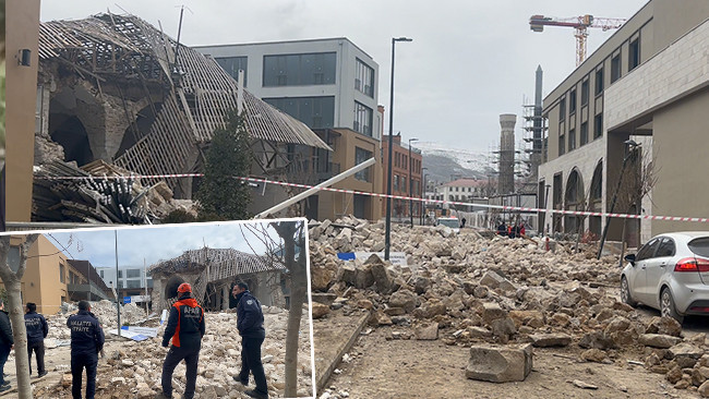 Malatya'da cami inşaatında g&ouml;&ccedil;&uuml;k: 1 kişi yaralandı