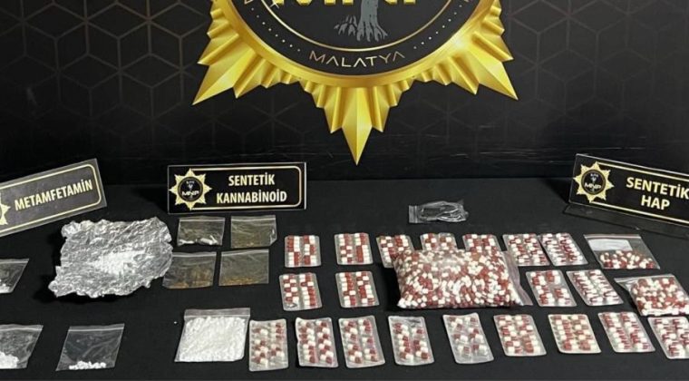 Malatya'da uyuşturucu operasyonu: 8 tutuklama