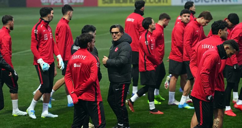 A Milli Futbol Takımı'nda Merih Demiral ve Zeki &Ccedil;elik antrenmana katılmadı!