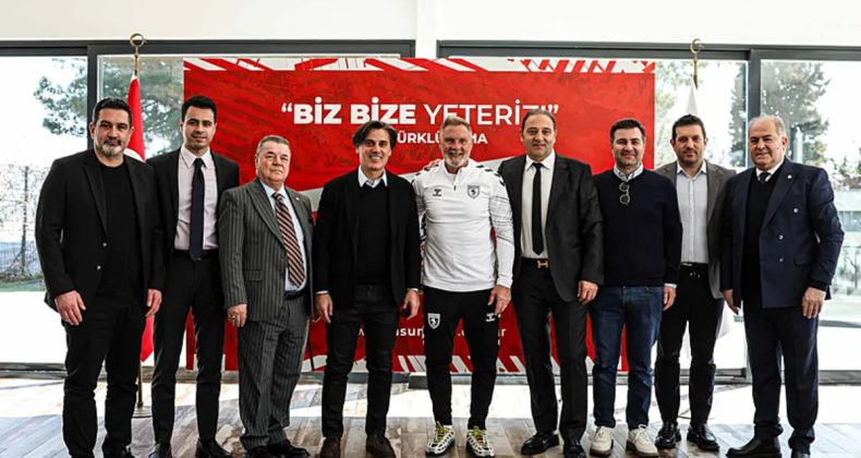 A Milli Takım Teknik Direkt&ouml;r&uuml; Montella'dan Samsunspor&rsquo;a ziyaret!