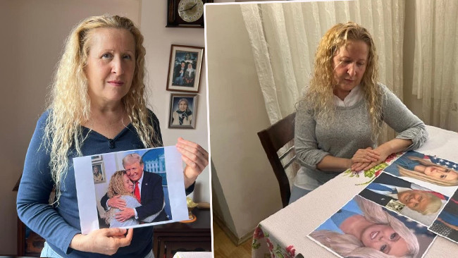 Necla &Ouml;zmen babası olduğunu iddia ettiği Trump'a seslendi: 'Başka &uuml;lkelerin i&ccedil; işlerine karışma'