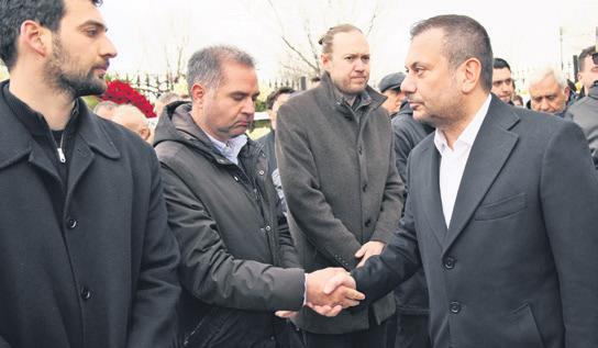 Orhan Kaynak'ın Cenaze Töreni