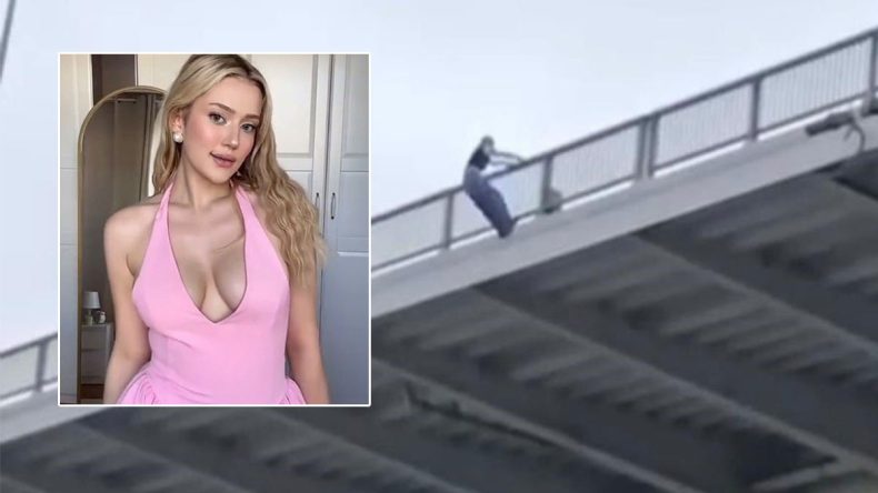 Osmangazi K&ouml;pr&uuml;s&uuml;&rsquo;nden atlayan kadının fenomen olduğu ortaya &ccedil;ıktı