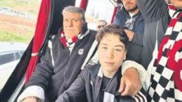 Otob&uuml;sle Geldi, Taraftarla Ma&ccedil;ı İzledi