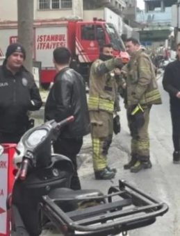 Pizzacıda elektrik kontağından yangın &ccedil;ıktı! İşyerinde maddi hasar oluştu