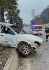 Samsun'da Trafik Magandası Durmak Bilmedi: Alkoll&uuml; Kaza Yaptı! 4 Yaralı
