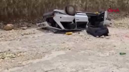 Şanlıurfa'da feci kaza: Otomobil 8 metreden u&ccedil;tu! 1 &ouml;l&uuml;, 1 yaralı