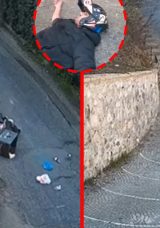 Sarıyer&rsquo;de Bozuk Yol Facianın Eşiğine Getirdi! S&uuml;r&uuml;c&uuml;n&uuml;n Metrelerce Savrulduğu Kaza Kamerada&hellip;