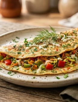 Sebzeli Krep Tarifi: Hem Doyurucu Hem Lezzetli