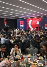 Şehit aileleri ve gaziler iftarda buluştu