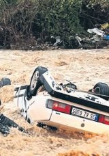 Sele kapılan ara&ccedil;ta bir kişi &ouml;ld&uuml;