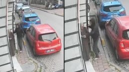 Sokakta Durarak Telefona Bakan Kadının Elindeki Telefonu &Ccedil;alıp Ka&ccedil;tı