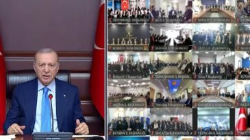 Son dakika… Cumhurbaşkanı Erdoğan'dan AK Parti Teşkilatları ile bayramlaştı