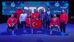 Tarladan &ccedil;alışırken keşfedilen Besra tarih yazıyor! Koparmada 117 kilogram kaldırdı! İkinci kez Avrupa şampiyonu oldu