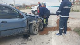 Tavşanlı&rsquo;da trafik kazası: 3 yaralı