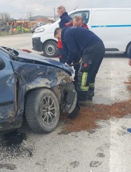 Tavşanlı&rsquo;da trafik kazası: 3 yaralı