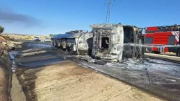 Tekirdağ Malkara&rsquo;da feci tanker kazası: S&uuml;r&uuml;c&uuml; hayatını kaybetti