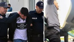 Trafikte 'pes' dedirten g&ouml;r&uuml;nt&uuml;! Ehliyetine el konuldu, akıl hastanesine sevk edildi