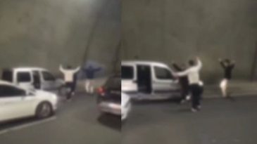 T&uuml;nelde aracını durdurup dans ederek s&uuml;r&uuml;c&uuml;ye rekor ceza
