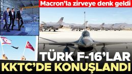 T&uuml;rk F-16&rsquo;lar KKTC&rsquo;de konuşlandı