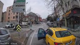 &Uuml;sk&uuml;dar&rsquo;da Yol Verme Kavgası!