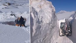 Van'ın İran Sınır Hattındaki Askeri &Uuml;s B&ouml;lgelerinde M&uuml;cadele: Kar Kalınlığı 4 Metreyi Aştı