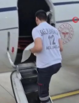 Van'da 3 Aylık Bebek U&ccedil;ak Ambulansla Konya'ya Sevk Edildi