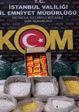 1.5 milyonluk sahte hap ele ge&ccedil;irildi