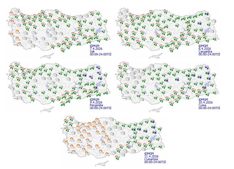 Çığ tehlikesi haritası