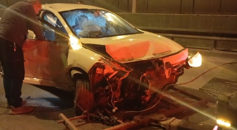 Zincirleme kaza görüntüsü