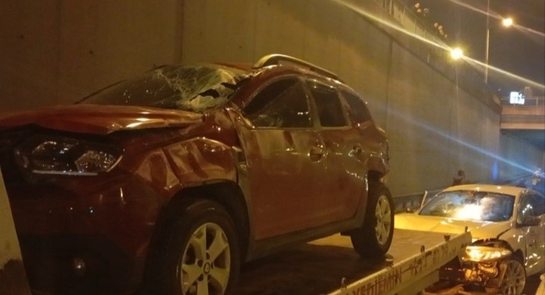 Kaza sonrası görüntü