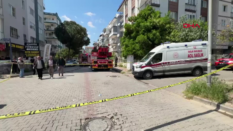 Yangın sonrası görüntü