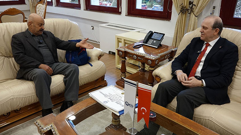 Rektör Prof. Dr. Hamdullah Çuvalcı İsmail Aslan ile