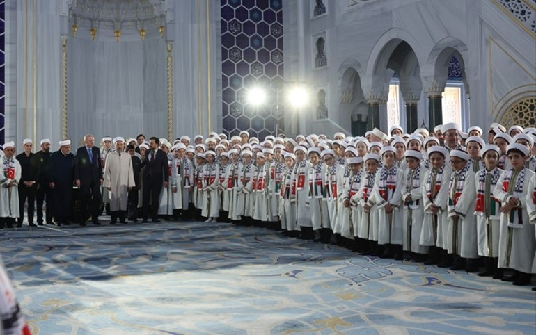 Törenin bir başka görüntüsü.