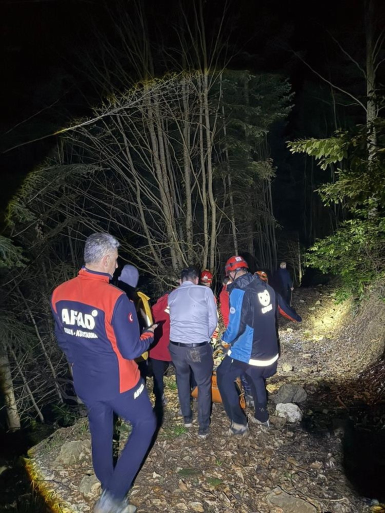 Kurtarma operasyonu bölgesinden görüntü