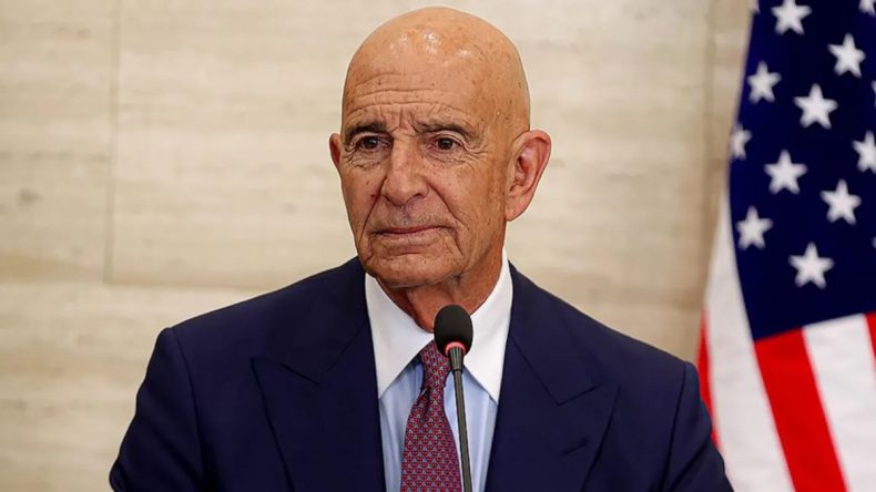 ABD B&uuml;y&uuml;kel&ccedil;isi Barrack&rsquo;tan Suriye mesajı: Diplomasinin en b&uuml;y&uuml;k sınavı