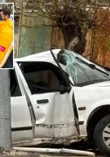 Adıyaman&rsquo;da feci kaza! Otomobil elektrik direğine ok gibi saplandı: Yaralılar var!