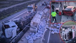 Aksaray&rsquo;da Akılalmaz Zincirleme Kaza! Yardım Etmek İ&ccedil;in Duran Araca Başka Ara&ccedil; &Ccedil;arptı: 6 Yaralı