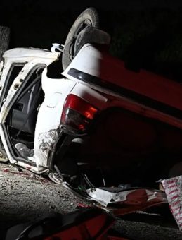 Ankara'da otomobil takla attı: 1 &ouml;l&uuml;, 2 yaralı