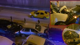 Antalya'da 11 Ara&ccedil;lı Zincirleme Kaza: 1 Yaralı