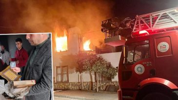 Antalya'da b&uuml;t&uuml;n mahalle bunu konuşuyor: Her şey k&uuml;l oldu, bir tek o yanmadı!