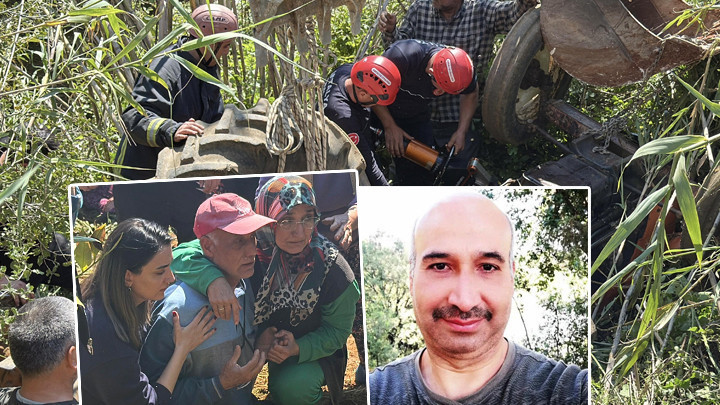 Antalya'da emekli polisin feci &ouml;l&uuml;m&uuml;! Devrilen trakt&ouml;r&uuml;n&uuml;n altında kaldı… Yakınları sinir krizi ge&ccedil;irdi