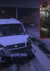 Antalya'da Feci Kaza! Kontrolden &Ccedil;ıkan Otomobil Bariyerlere &Ccedil;arptı: 3 Yaralı!