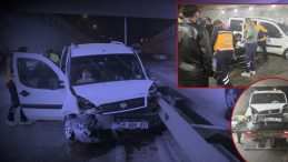 Antalya'da Feci Kaza! Kontrolden &Ccedil;ıkan Otomobil Bariyerlere &Ccedil;arptı: 3 Yaralı!