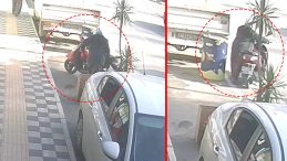 Antalya&rsquo;da hırsızın rahatlığı pes dedirtti! G&ouml;renler kendi motoru sandı&hellip;