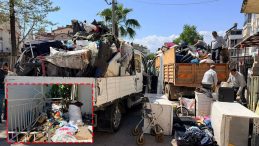 Antalya&rsquo;da o eve &uuml;&ccedil;&uuml;nc&uuml; m&uuml;dahale! &Ccedil;&ouml;pleri belediye boşaltıyor, o dolduruyor: 16 kamyon atık &ccedil;ıkmıştı&hellip;